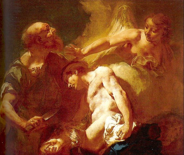 PIAZZETTA, Giovanni Battista The Sacrifice of Isaac oil painting image
